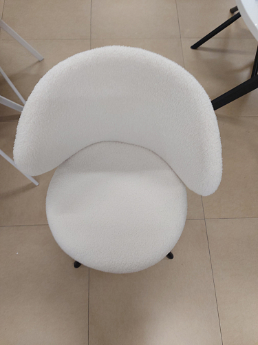 Стул на металлокаркасе Solomon крутящийся gray / black из шоурума 8